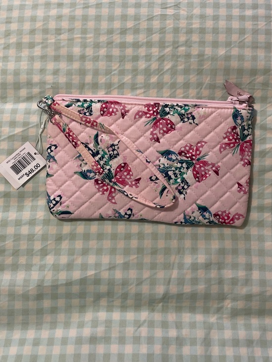 Vera Bradley Handbags - NWT Vera Bradley RFID Convertible Wristlet in Happiness Returns Pink